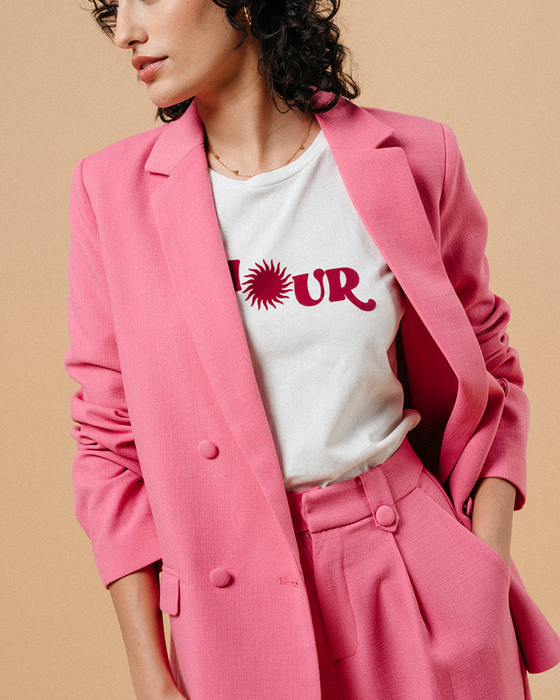 VESTE ROSE MAZARINE ROSE