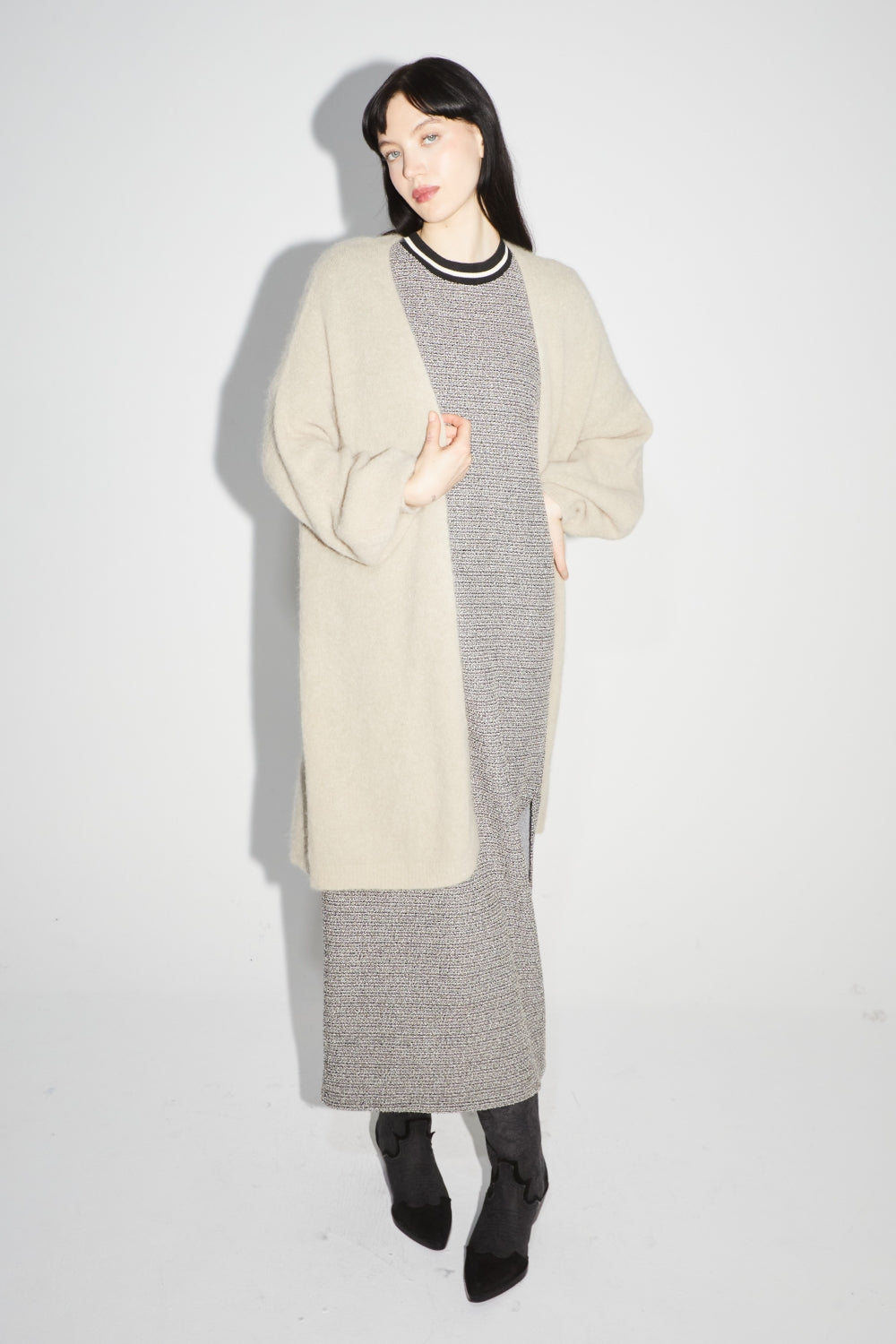 La Robe Annalisa En Tricot Beige