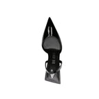 Escarpins - The Attico Ester Leather Slingback - Black