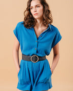 CHEMISE BLEU METISSE BLEU