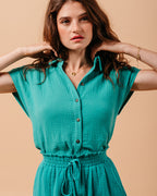CHEMISE VERT METISSE VERT