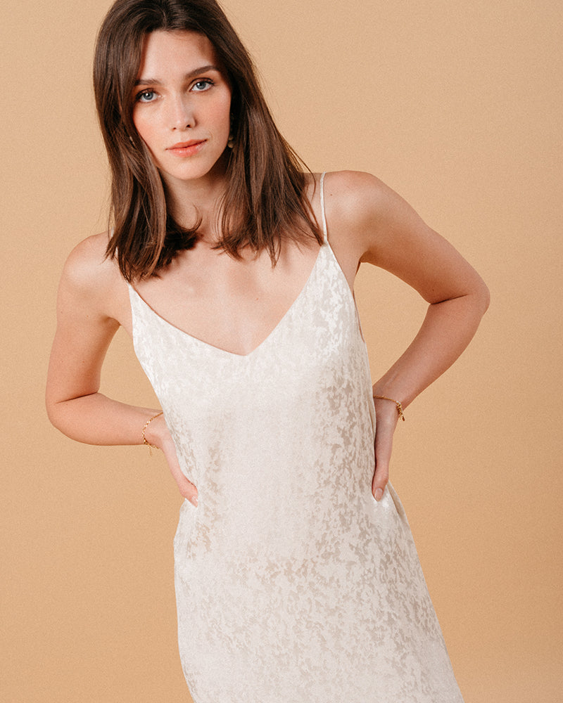 ROBE ECRU MICHAELA ECRU