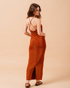 ROBE LONGUE BRIQUE MILA BRIQUE