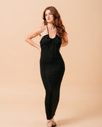 ROBE LONGUE NOIR MILA NOIR