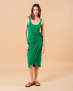 ROBE VERT MIROIR VERT