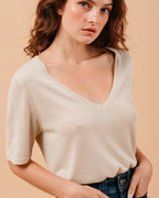 TEESHIRT ECRU MISS ECRU