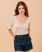 TEESHIRT ECRU MISS ECRU