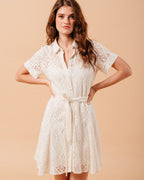 ROBE ECRU MOLIERE ECRU