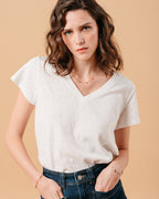 TEESHIRT ECRU MONDAY ECRU