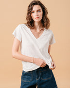 TEESHIRT ECRU MONDAY ECRU