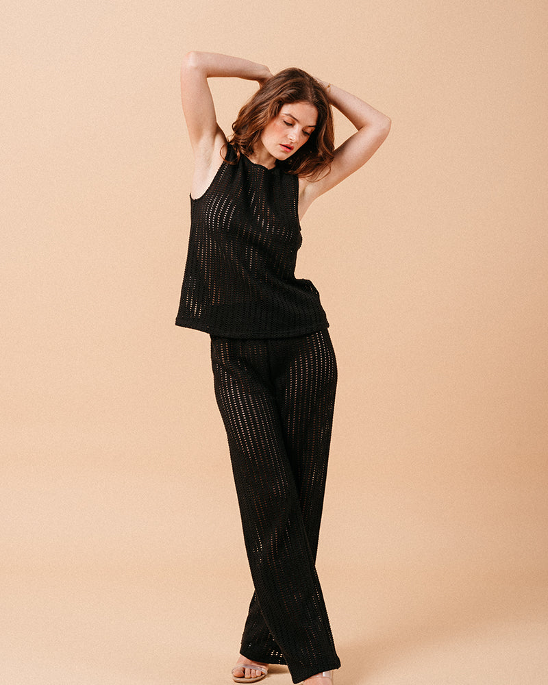 PANTALON NOIR MORGANE NOIR