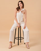 TOP ECRU MOSS ECRU