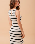 ROBE RAYURE MOUSSE RAYURE