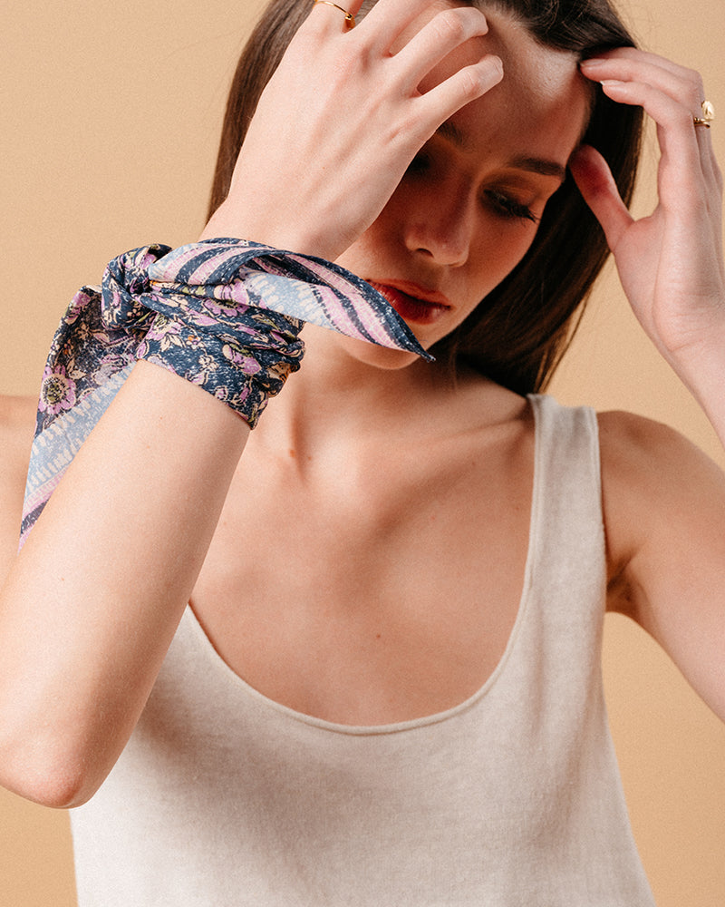 FOULARD MARINE MUESLI MARINE