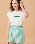 TEESHIRT VERT MURE VERT