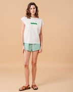 TEESHIRT VERT MURE VERT