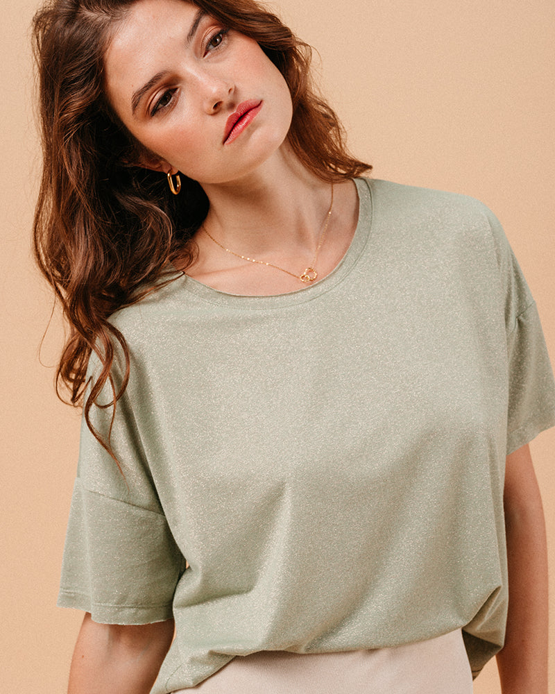 TEESHIRT VERT MUST VERT