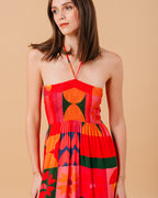 ROBE ROUGE MYRTE ROUGE