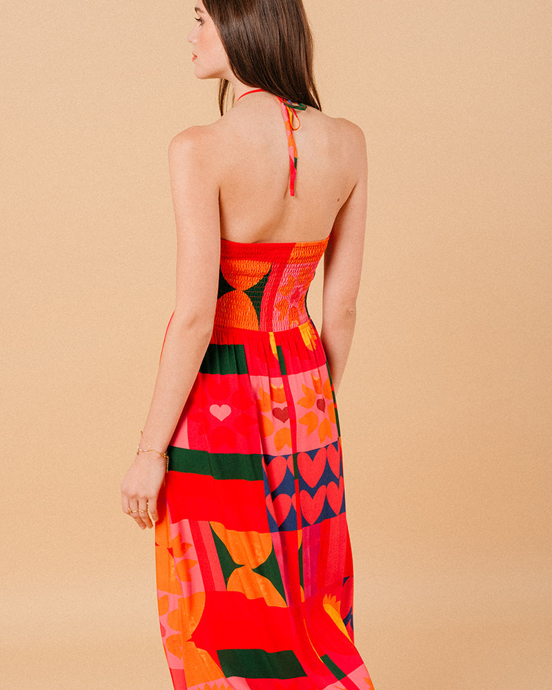 ROBE ROUGE MYRTE ROUGE