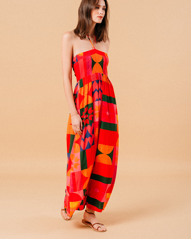 ROBE ROUGE MYRTE ROUGE