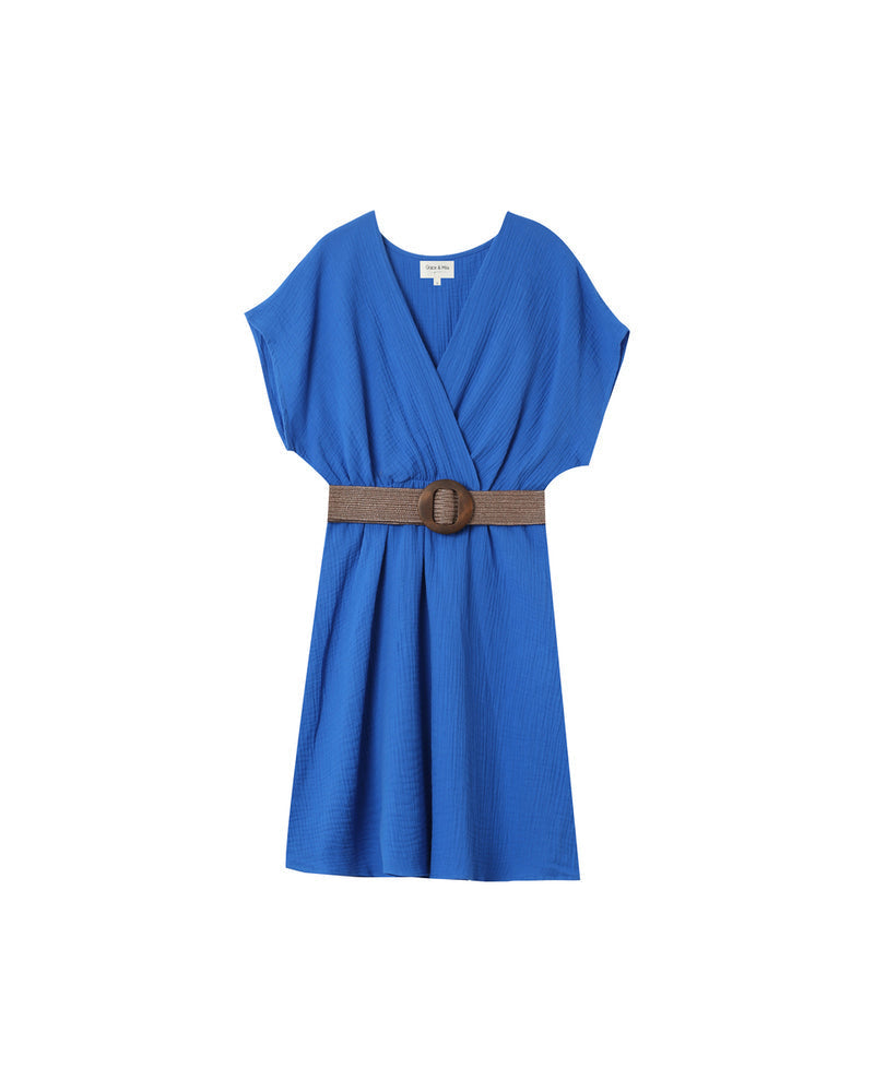 ROBE BLEU MYRTILLE BLEU