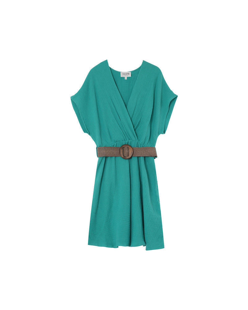 ROBE VERT MYRTILLE VERT