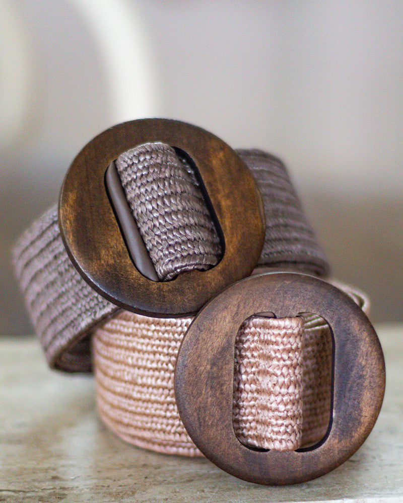 CEINTURE KAKI MOUSTACHE KAKI