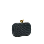 Bottega Veneta Knot Lather Clutch - Green - Femme