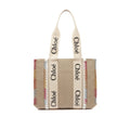 Chloe - Cabas Woody Medium - Femme - Beige