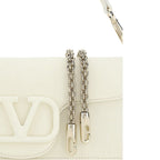 Valentino Garavani Locò Shoulder Bag - White - Femme