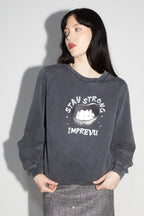 Le Sweatshirt Eddie "Stay Strong" Black