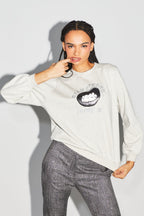 Le Sweatshirt Eddie "Stay Strong" Grey