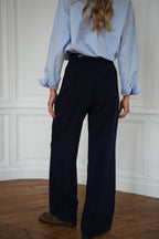 Pantalon Droit Sandro - Marine