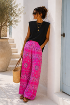 Pantalon Bandana - Fuschia