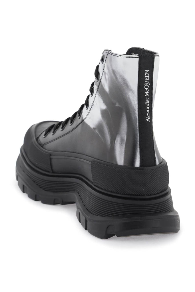 Alexander Mcqueen - Bottes Alexander Mcqueen Solarized Flower Tread Slick Boots
