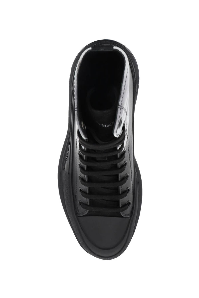 Alexander Mcqueen - Bottes Alexander Mcqueen Solarized Flower Tread Slick Boots