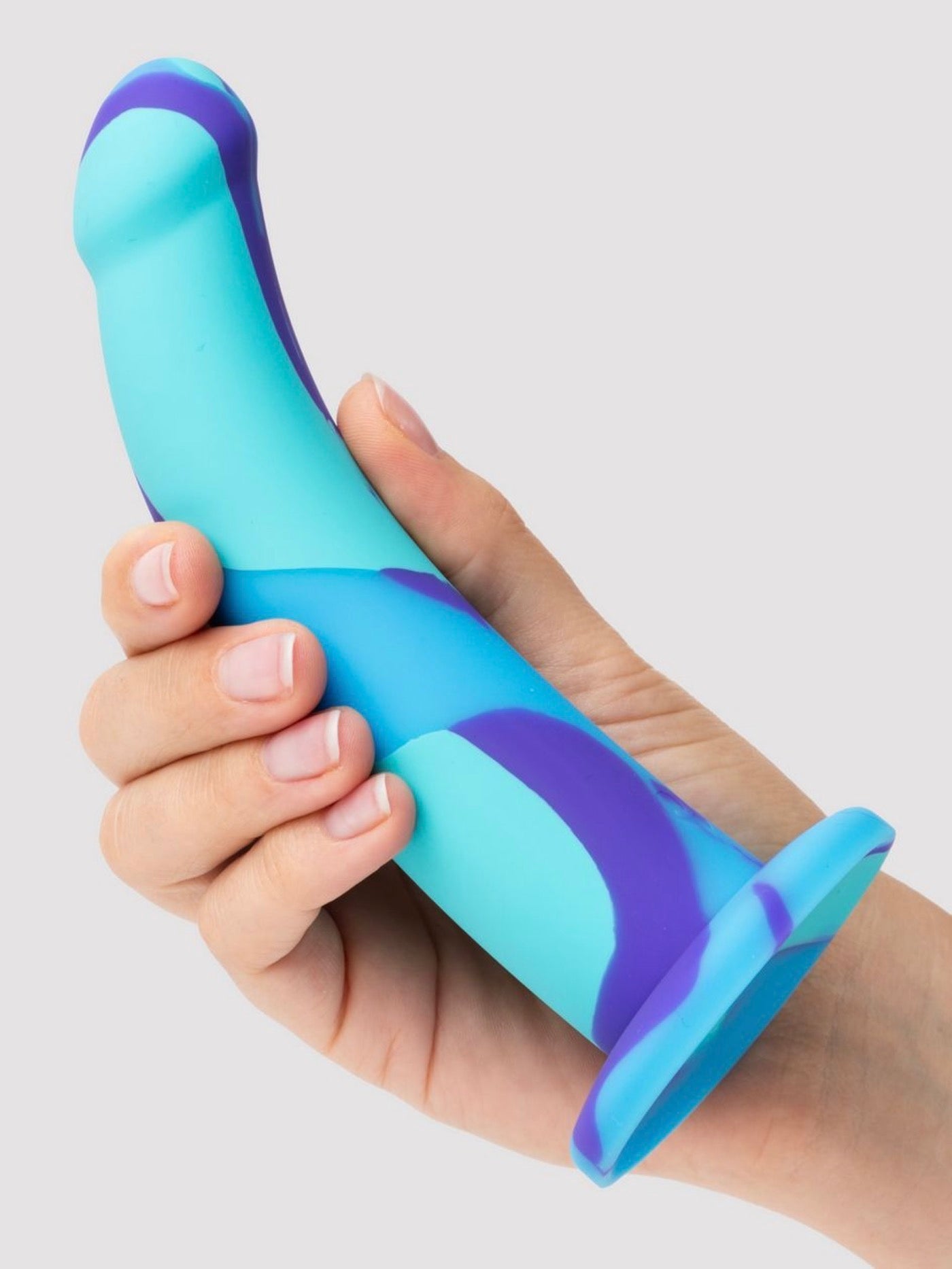 Dildo Ventouse Silicone Air And Water - 17.8Cm