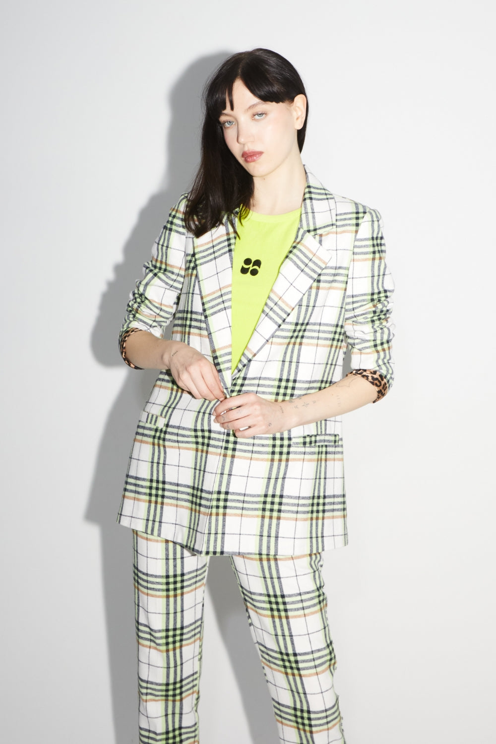 Le Blazer Jimmy Tartan Néon