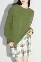 La Mini Jupe Aria Tartan Néon