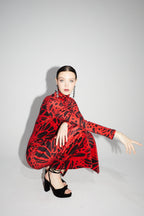 La Robe Tube Sam Velvet Kiku