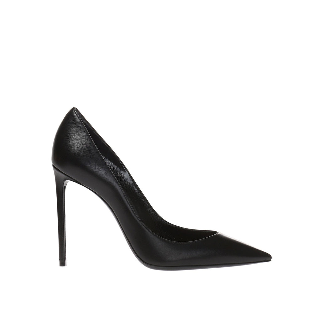 Escarpins Saint Laurent Zoè Leather - Black - Femme