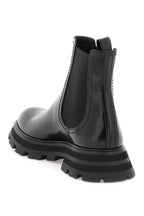 Alexander Mcqueen - Chelsea Alexander Mcqueen Shiny Leather Chelsea Boots