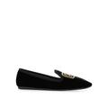 Ballerines - Miu Miu Logo Velvet Flats - Black