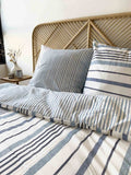 Parure Housse De Couette 100%Coton Lyocell 57Fils/Cm2 Calanque - Imprimé