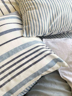 Parure Housse De Couette 100%Coton Lyocell 57Fils/Cm2 Calanque - Imprimé