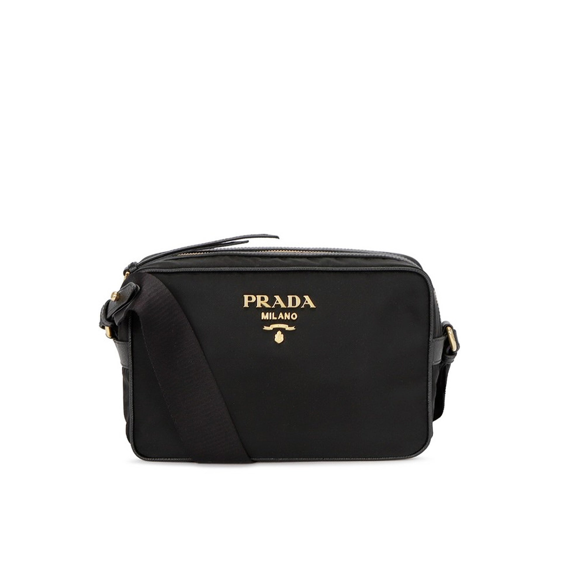 Prada - Sac Caméra Nylon Logo - Femme - Black
