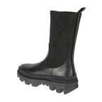 Bottes Moncler Leather - Black - Femme