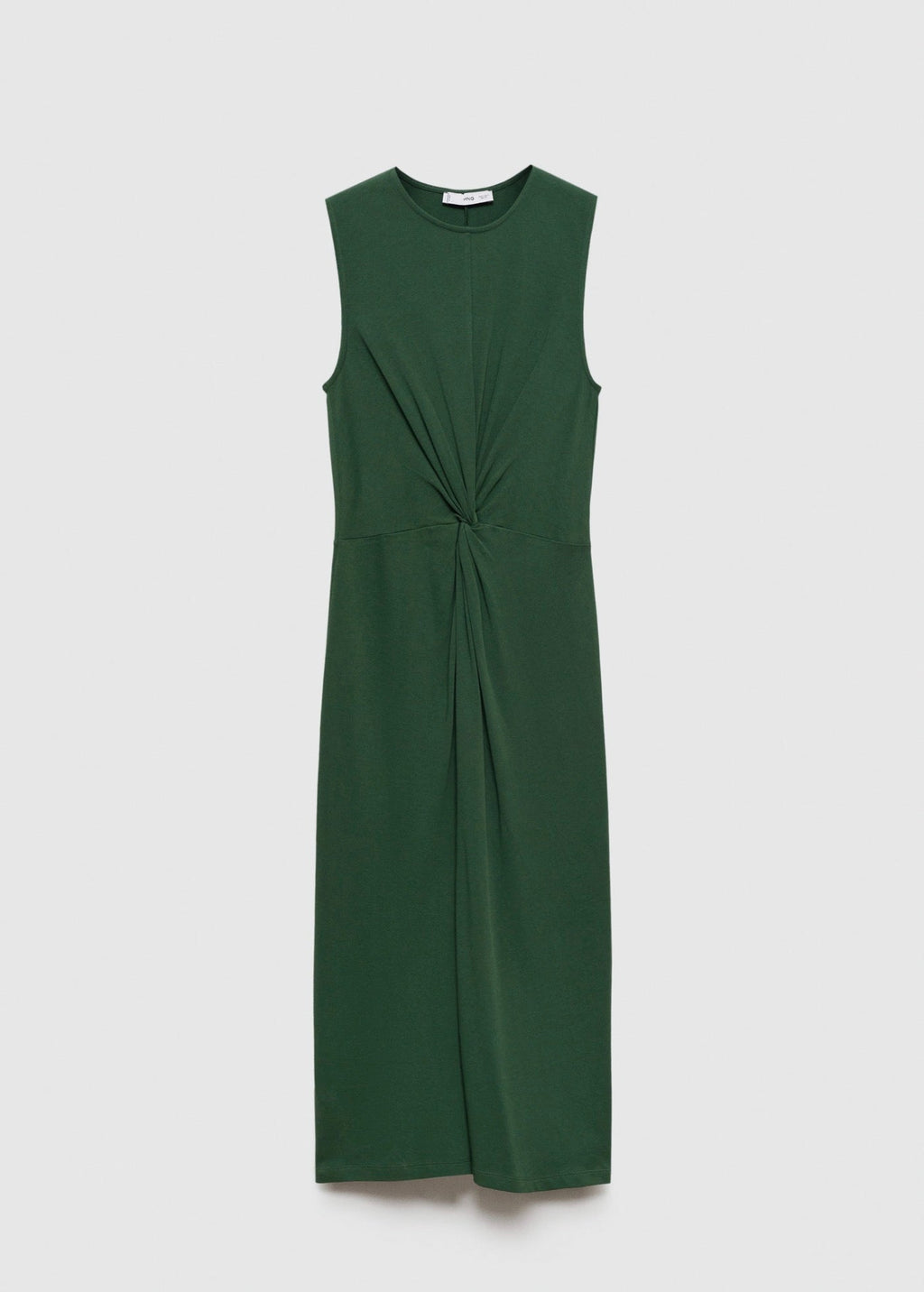Robe Midi Détail Drapé
