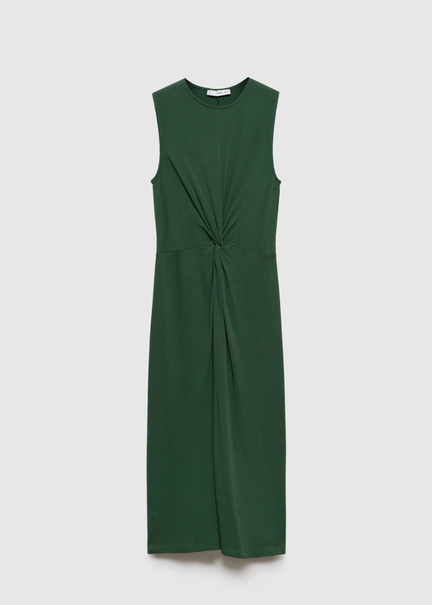 Robe Midi Détail Drapé