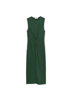 Robe Midi Détail Drapé